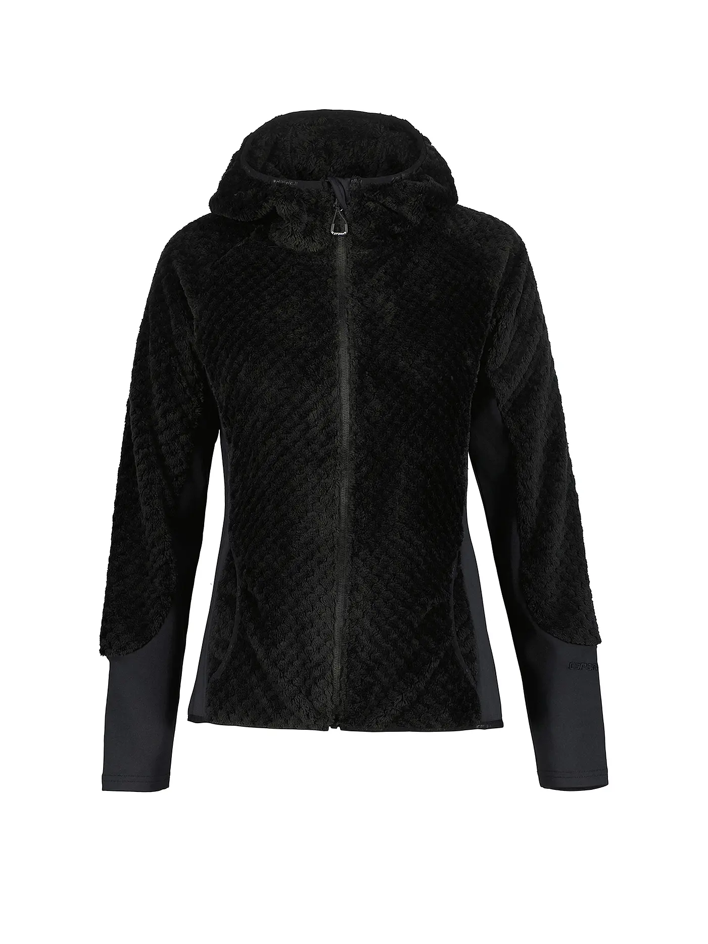 ICEPEAK | Damen Fleecejacke Daisetta Hoodie | schwarz